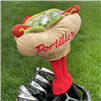 golf driver cover chicago style hot dog