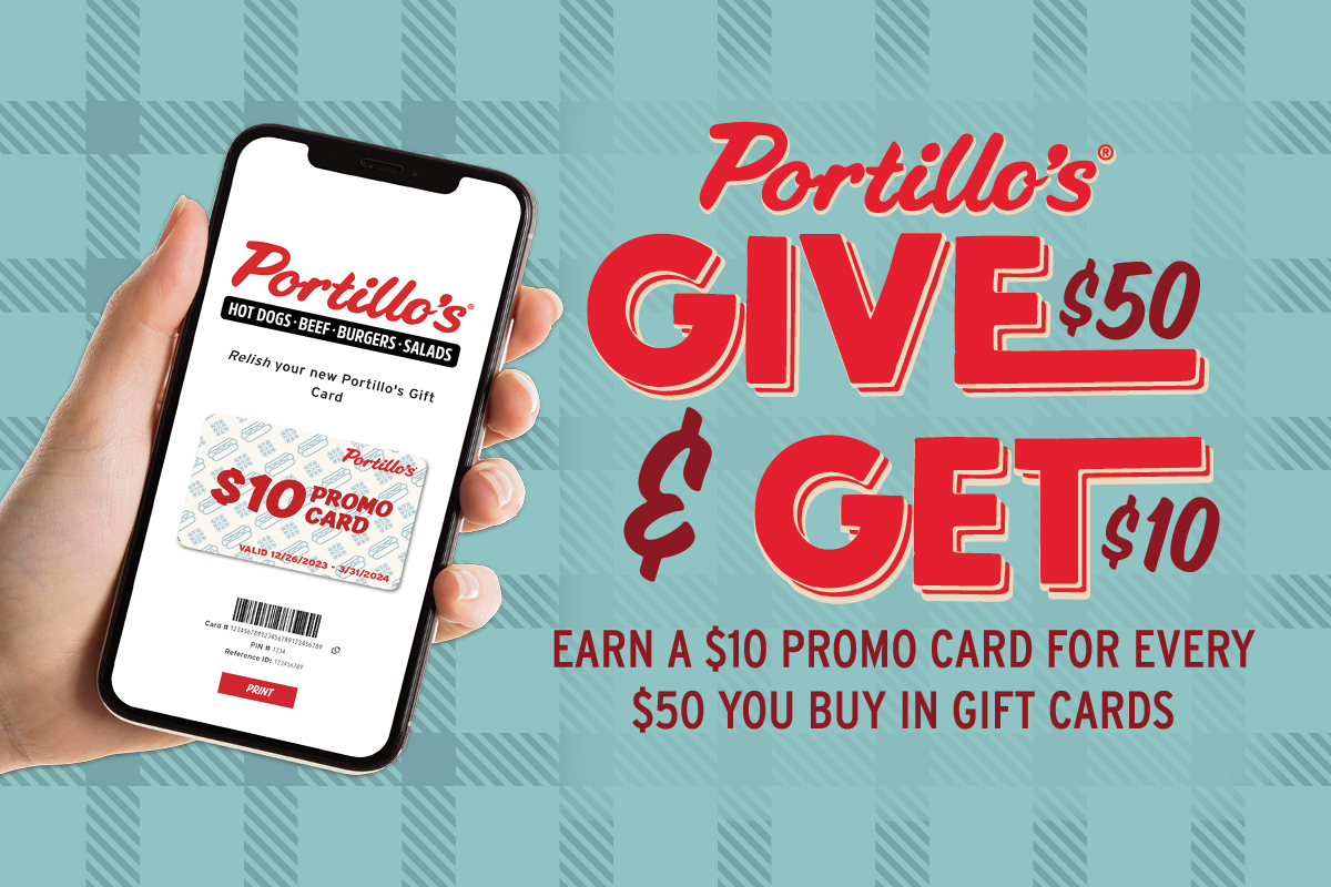 Give the Gift of Portillo s Gift Cards this Holiday Season News