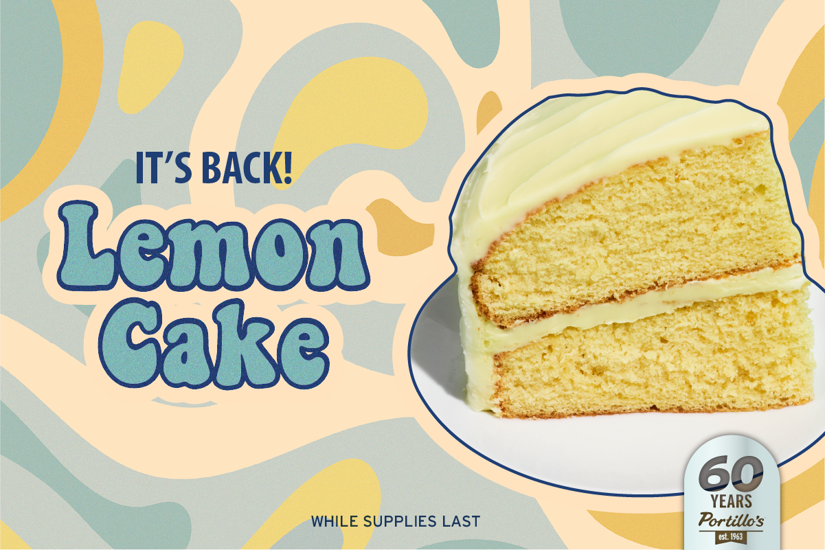 Lemon Cake and Strawberry Lemon Cake Shakes are Back at Portillo’s