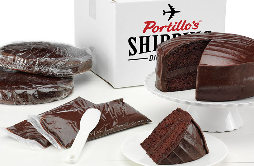 Now Shipping our Famous Chocolate Cake - General News - News | Portillo's