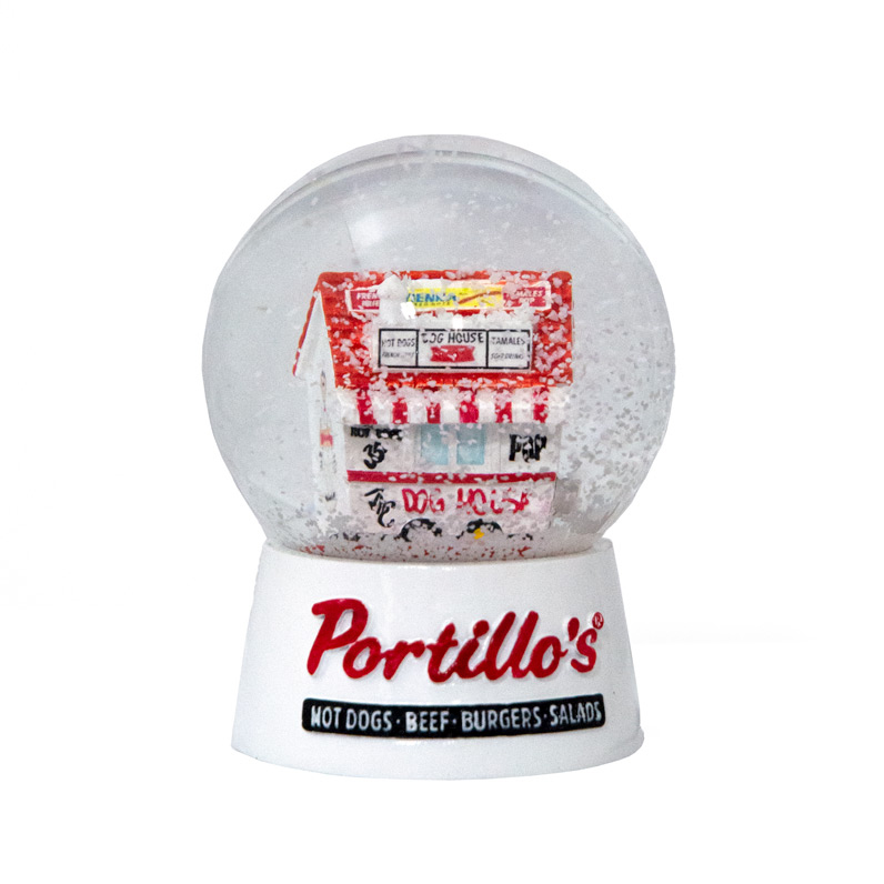 Doghouse Snow Globe Portillo's