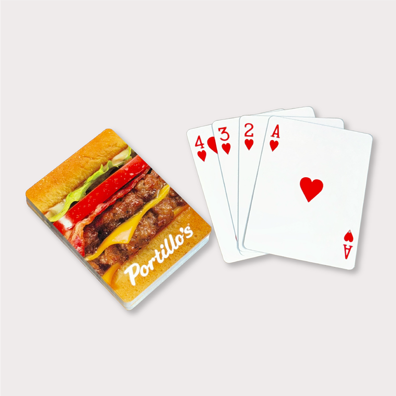 Double Cheeseburger Playing Cards Portillo's
