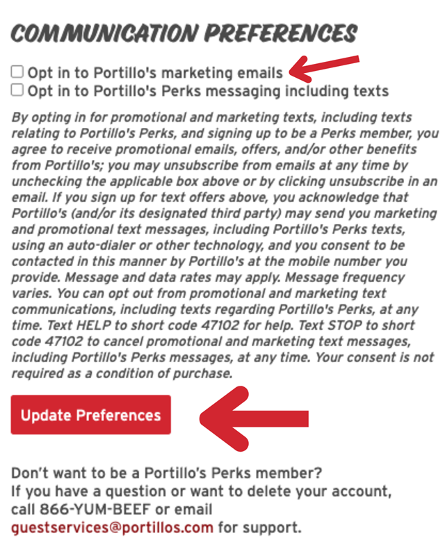 Perks Opt In