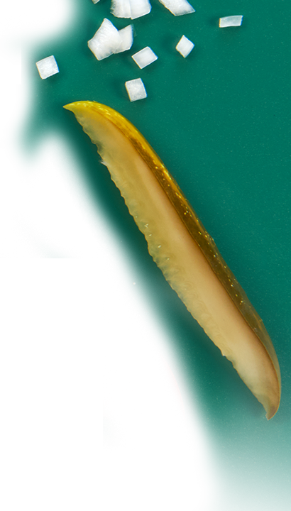 sliced pickle spear